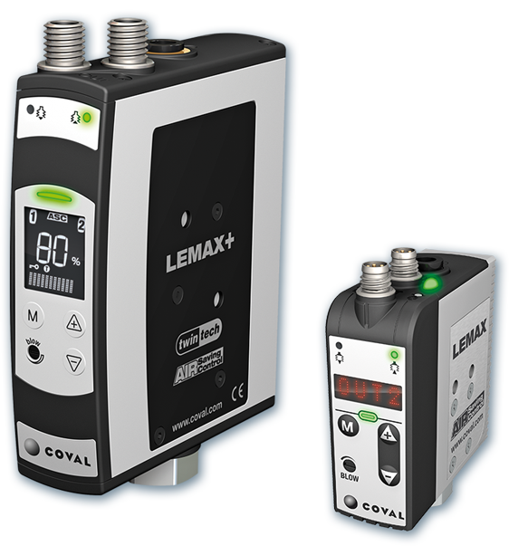 Compact, high flow vacuum pump with air saving control LEMAX+ series