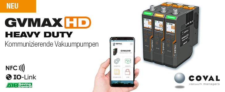 NEUHEIT: Vakuumpumpen - Reihe GVMAX HD NEUHEIT: Vakuumpumpen - Reihe GVMAX HD
