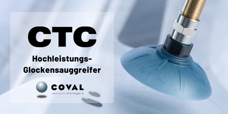 CTC-Hochleistungs-Glockensauggreifer die Sauggreifer, die fest am Blech halten