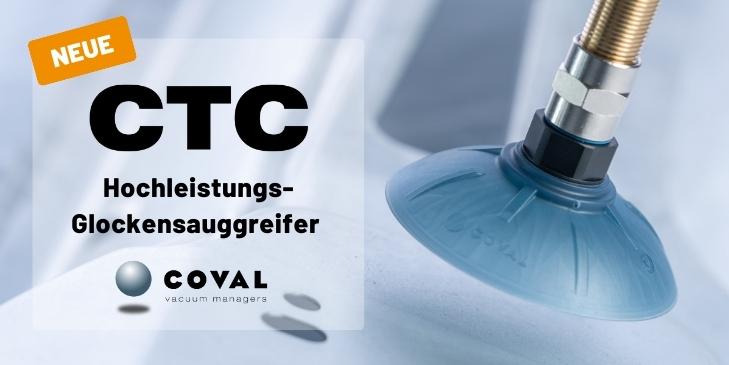 CTC-Hochleistungs-Glockensauggreifer die Sauggreifer, die fest am Blech halten