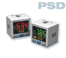 Vakuumschalter mit 3 farben display PSD COVAL