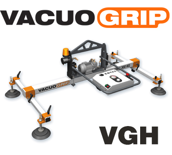Vakuum-Handhabung von flachen Blechen, VACUOGRIP COVAL Baureihe VGH - Vakuum-Hebegerät